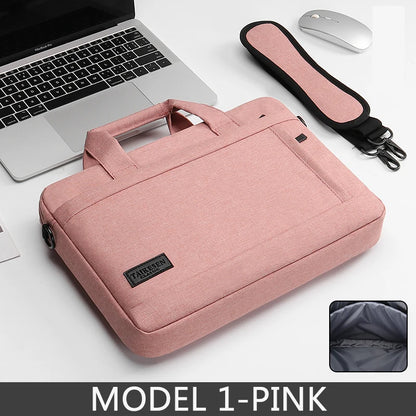 Durable Canvas Laptop Sleeve Case With Zipper Closure