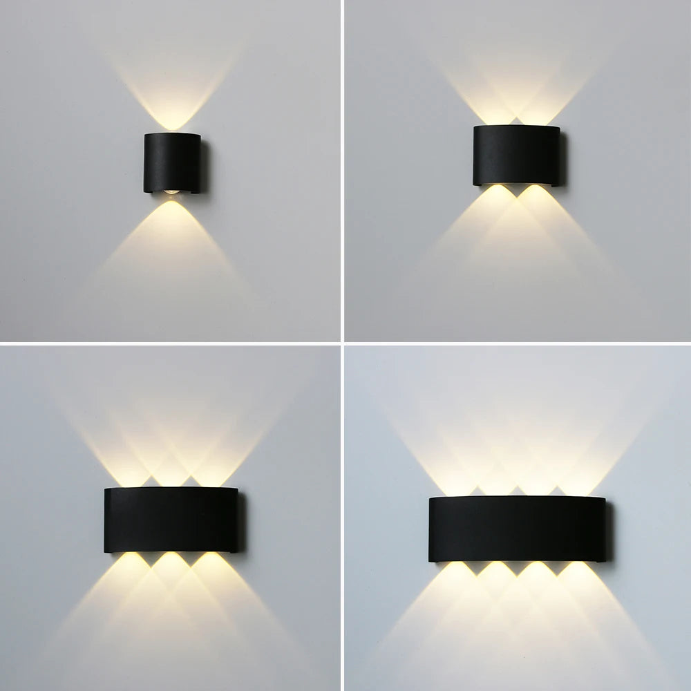 Outdoor Waterproof LED Wall Lamp for Stylish Illumination - Smarsty