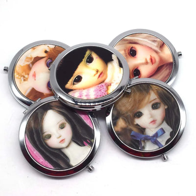 Cute Dual-Sided Mini Pocket Makeup Mirror - Smarsty