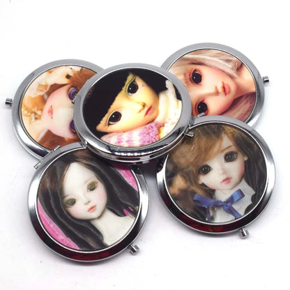 Cute Dual-Sided Mini Pocket Makeup Mirror - Smarsty