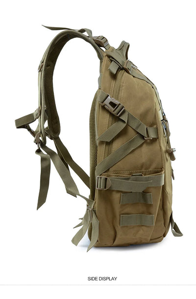 Camping Backpack Men's Bag Travel Bags Tactical Molle Climbing Rucksack Hiking Outdoor Reflective Shoulder Fishing Laptop Bag by Smarsty