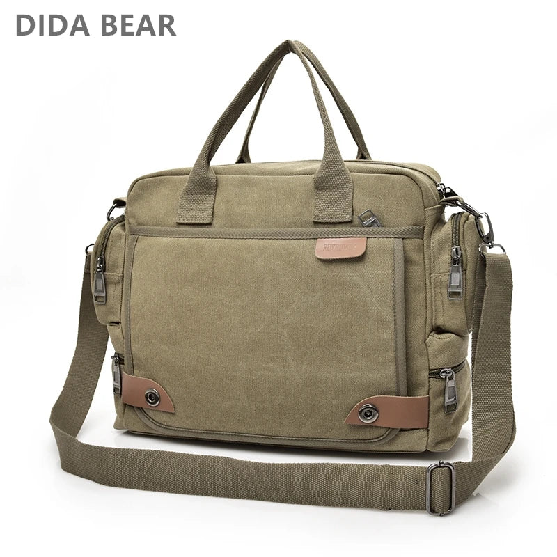 Mens Canvas Crossbody Bag For Travel And Everyday Use - Smarsty