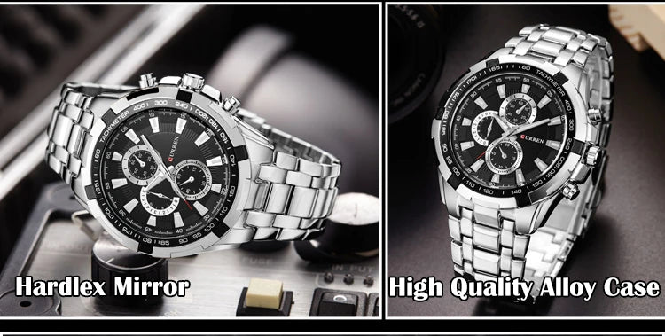 Curren 8023 Waterproof Quartz Watch for Men - Smarsty