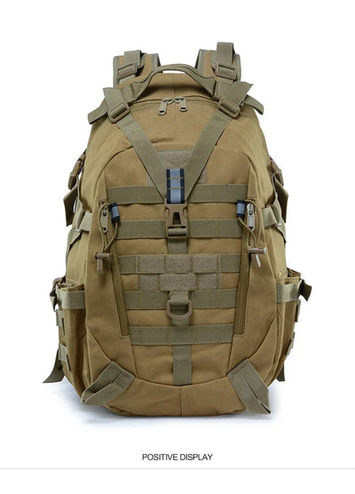Camping Backpack Men's Bag Travel Bags Tactical Molle Climbing Rucksack Hiking Outdoor Reflective Shoulder Fishing Laptop Bag by Smarsty