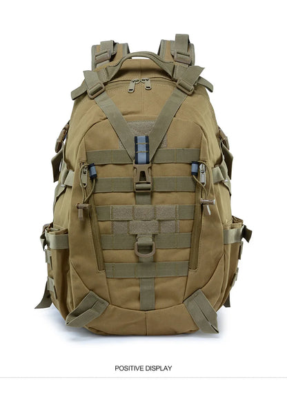 Camping Backpack Men's Bag Travel Bags Tactical Molle Climbing Rucksack Hiking Outdoor Reflective Shoulder Fishing Laptop Bag