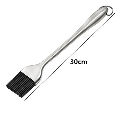 BPA Free Silicone BBQ Brush with Stainless Steel Handle - Smarsty