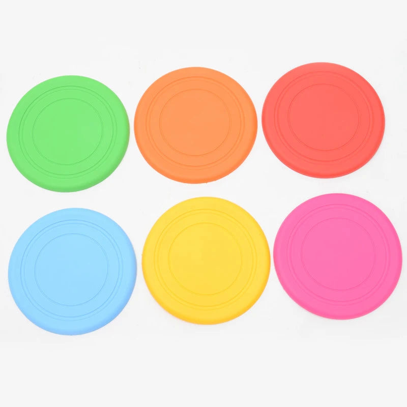 Funny Silicone Flying Saucer Dog Toy for Interactive Play - Smarsty