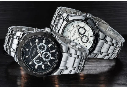 CURREN Men's Luxury Waterproof Stainless Steel Sports Watch - Smarsty