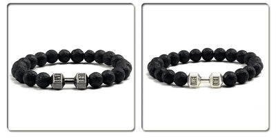 Natural Volcanic Stone Bracelet for Fitness Enthusiasts - Smarsty
