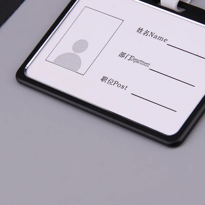 Retractable Badge Reel with Card Holder Reel Clip Key Ring Retractable ID Card Holder Key Chain Holders for Office Name Tag