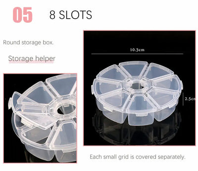 Transparent Adjustable Jewelry Storage Box for Easy Organization - Smarsty