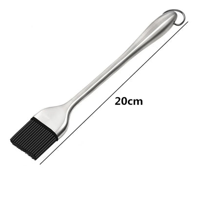 BPA Free Silicone BBQ Brush with Stainless Steel Handle - Smarsty