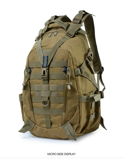 Camping Backpack Men's Bag Travel Bags Tactical Molle Climbing Rucksack Hiking Outdoor Reflective Shoulder Fishing Laptop Bag by Smarsty