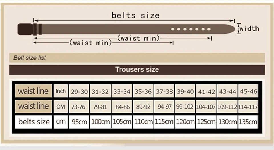 Men Genuine Leather Belt Luxury Cowskin Strap - Smarsty