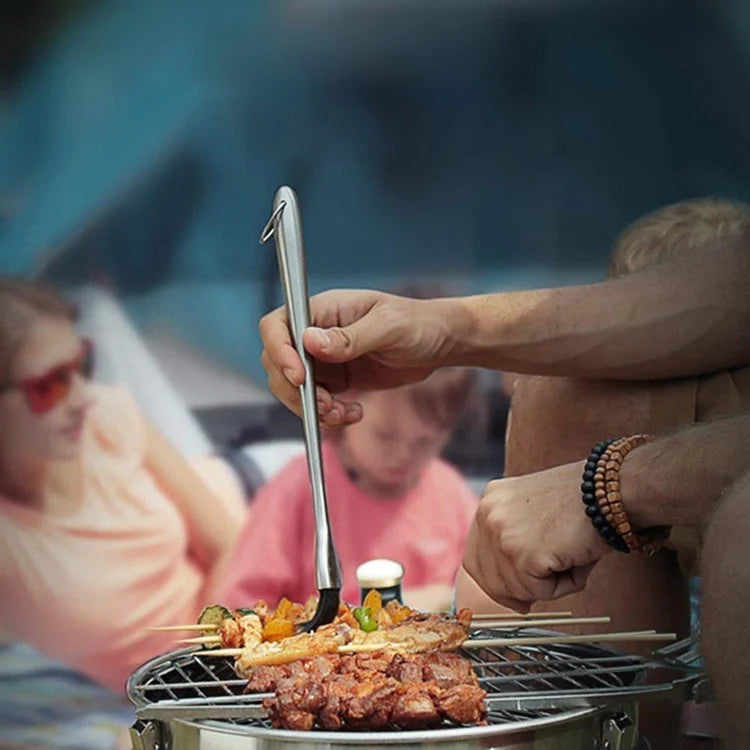 BPA Free Silicone BBQ Brush with Stainless Steel Handle - Smarsty