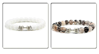 Natural Volcanic Stone Bracelet for Fitness Enthusiasts - Smarsty