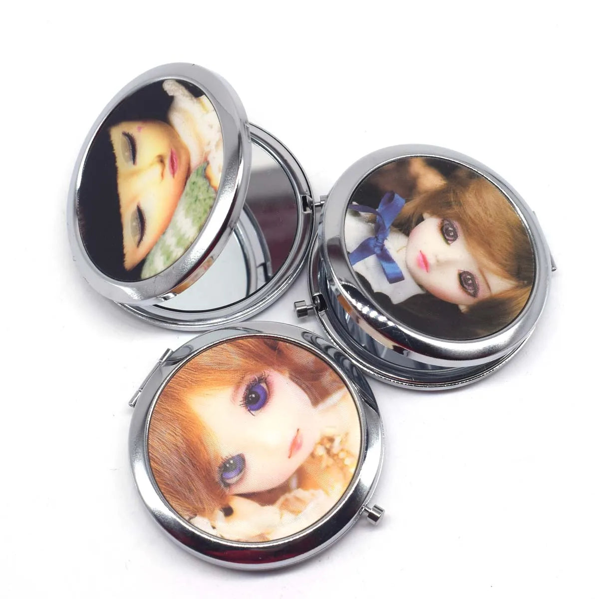 Cute Dual-Sided Mini Pocket Makeup Mirror - Smarsty