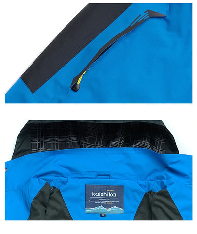 TRVLWEGO Camping Hiking Jacket Men Autumn Outdoor Sports Coats Climbing Trekking Windbreaker Travel Waterproof Jackets Black by Smarsty