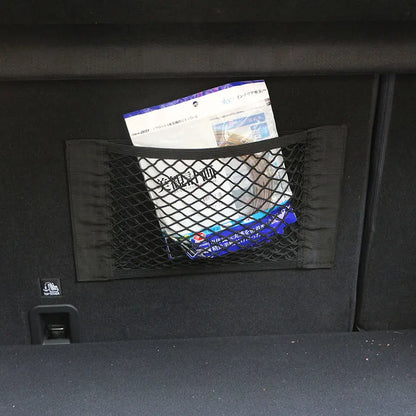 Car Trunk Box Storage Net Bag Organizer Space Saving Cars - Smarsty