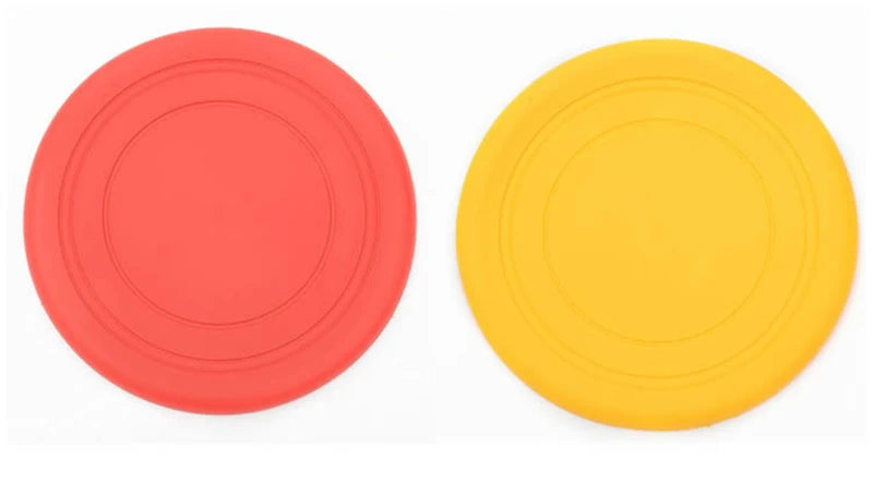Funny Silicone Flying Saucer Dog Toy for Interactive Play - Smarsty