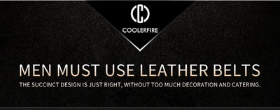 Men Genuine Leather Belt Luxury Cowskin Strap - Smarsty