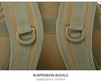 Camping Backpack Men's Bag Travel Bags Tactical Molle Climbing Rucksack Hiking Outdoor Reflective Shoulder Fishing Laptop Bag by Smarsty