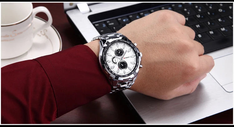 Curren 8023 Waterproof Quartz Watch for Men - Smarsty