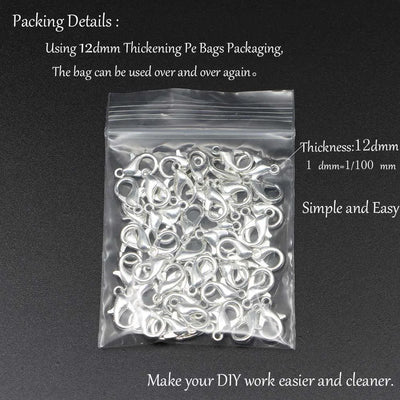 Rotating Lobster Clasps Gold Rhodium Secure 10pcs Pack - Smarsty