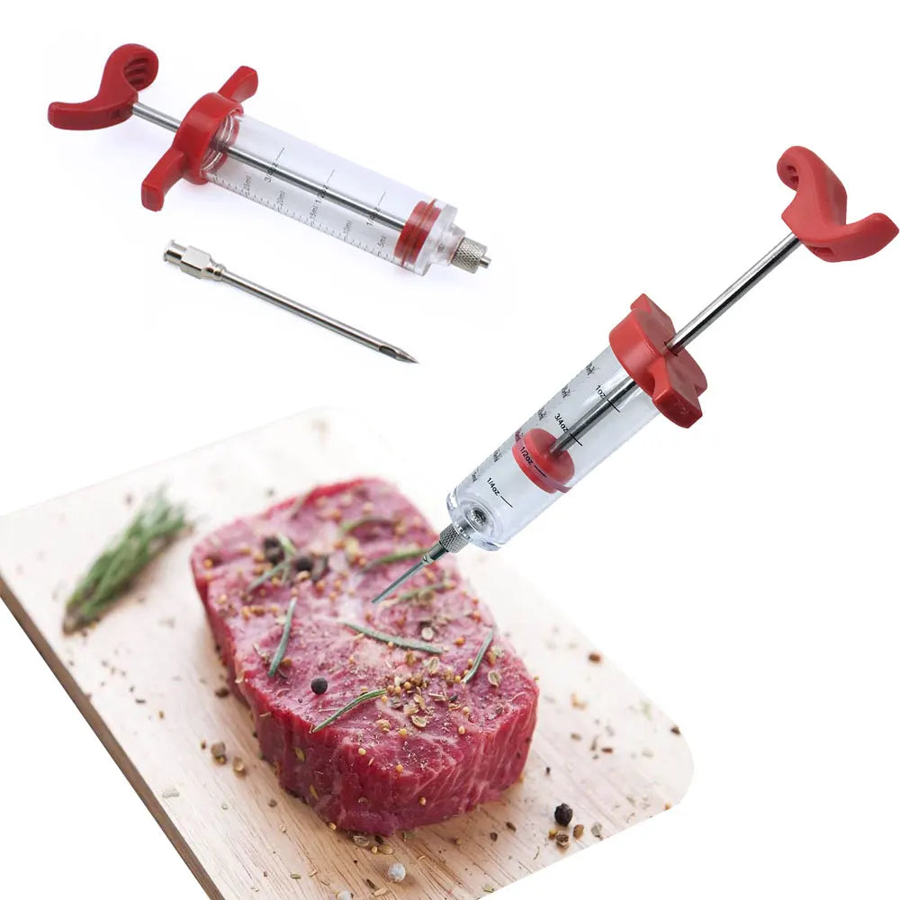 Barbecue BBQ Tools Set with Sauce Injector for Easy Grilling - Smarsty