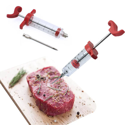 Barbecue BBQ Tools Set with Sauce Injector for Easy Grilling - Smarsty