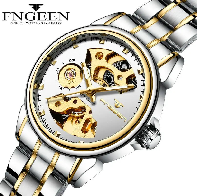 Luxury Automatic Waterproof Ladies Watch with Luminous Feature - Smarsty