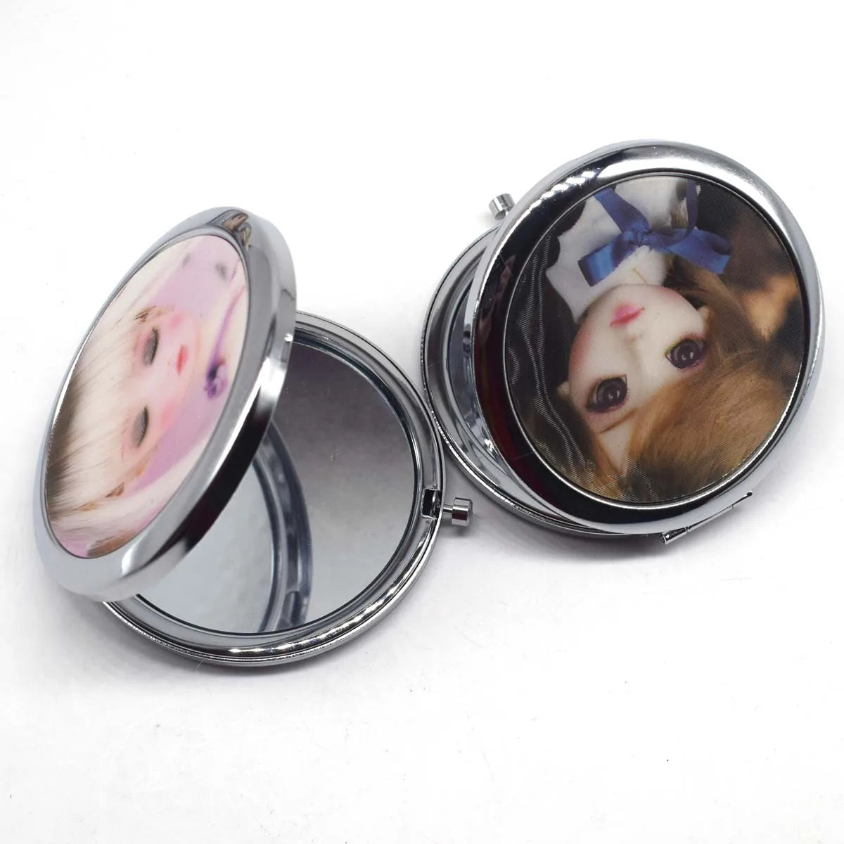 Cute Dual-Sided Mini Pocket Makeup Mirror - Smarsty