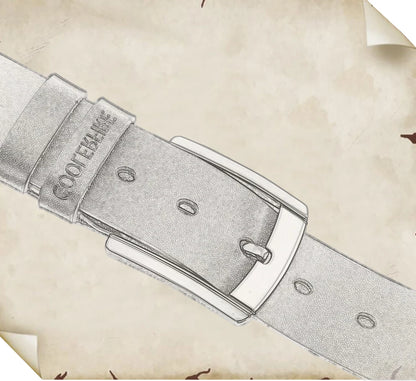 Men Genuine Leather Belt Luxury Cowskin Strap - Smarsty