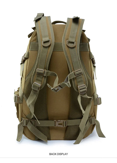 Camping Backpack Men's Bag Travel Bags Tactical Molle Climbing Rucksack Hiking Outdoor Reflective Shoulder Fishing Laptop Bag by Smarsty
