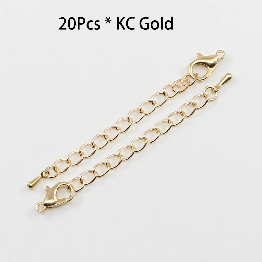 10pcs Extension Chains With Lobster Clasps Adjustable - Smarsty