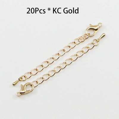 10pcs Extension Chains With Lobster Clasps Adjustable - Smarsty