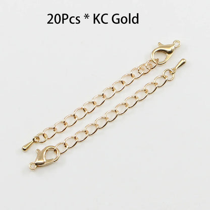 10pcs Extension Chains With Lobster Clasps Adjustable - Smarsty