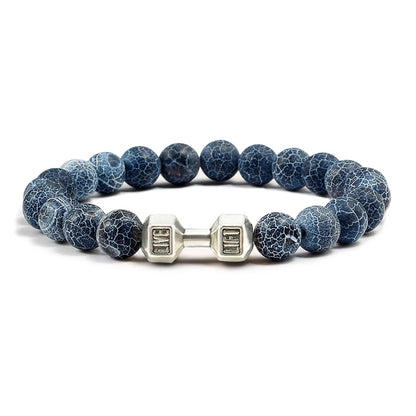 Natural Volcanic Stone Bracelet for Fitness Enthusiasts - Smarsty