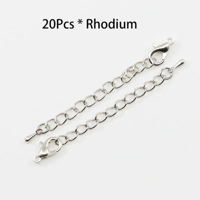 10pcs Extension Chains With Lobster Clasps Adjustable - Smarsty