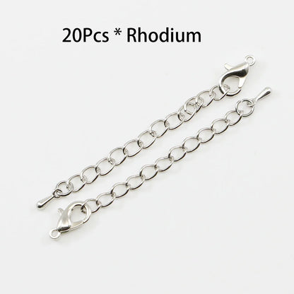 10pcs Extension Chains With Lobster Clasps Adjustable - Smarsty