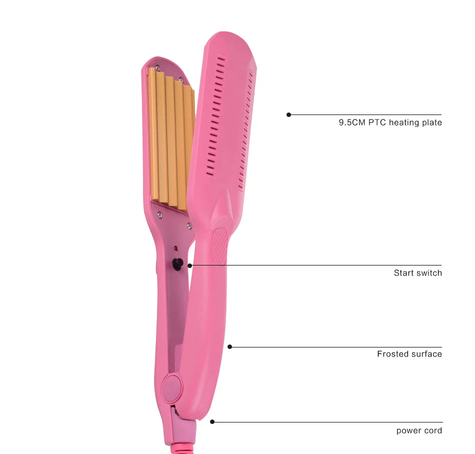 Ceramic Hair Curler with Anti-Scald Technology - Smarsty