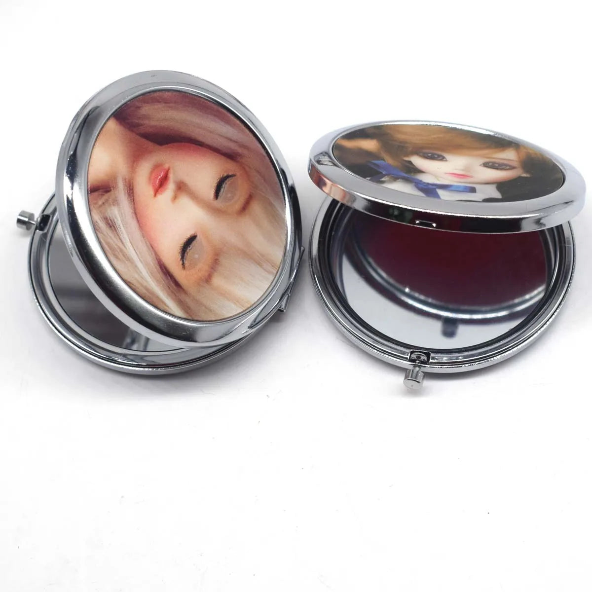 Cute Dual-Sided Mini Pocket Makeup Mirror - Smarsty