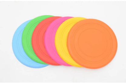 Funny Silicone Flying Saucer Dog Toy for Interactive Play - Smarsty