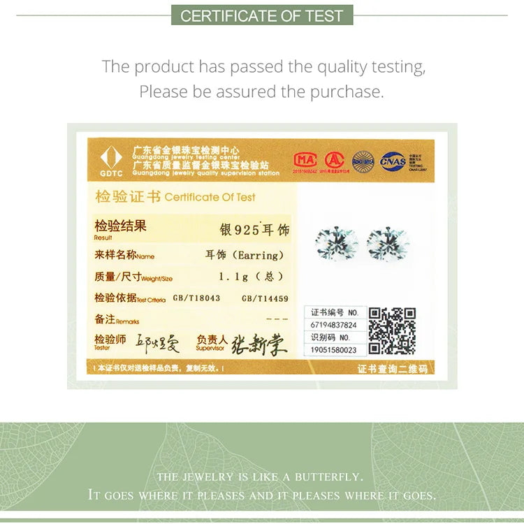 Bamoer CZ Stud Earrings 925 Sterling Silver Platinum Plated Round Cubic Zirconia Hypoallergenic Barbell Earrings 4-7mm - Smarsty