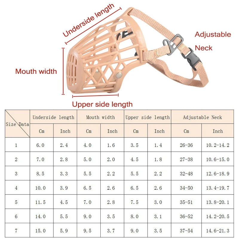 Adjustable Dog Muzzle for Safety and Comfort - Smarsty