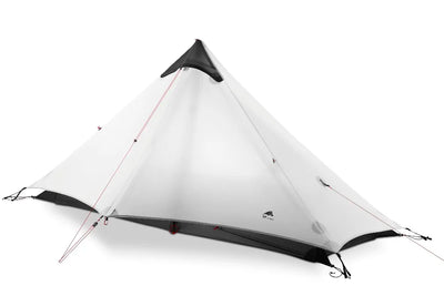 FLAME'S CREED Lanshan 1 Person Oudoor Ultralight Camping Tent Single Man 3 Season Professional 15D Silnylon Rodless Tent by Smarsty