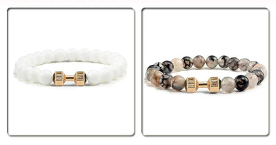 Natural Volcanic Stone Bracelet for Fitness Enthusiasts - Smarsty