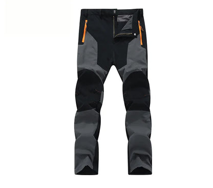 TRVLWEGO Men Summer Sports breathable Pants Hiking Trousers Camping Splash Prevention Quick Dry UV Resistant Elastic Thin - Smarsty