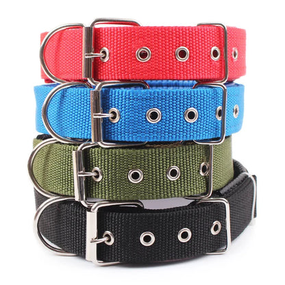 Solid Nylon Dog Collar for All Breeds and Durability - Smarsty