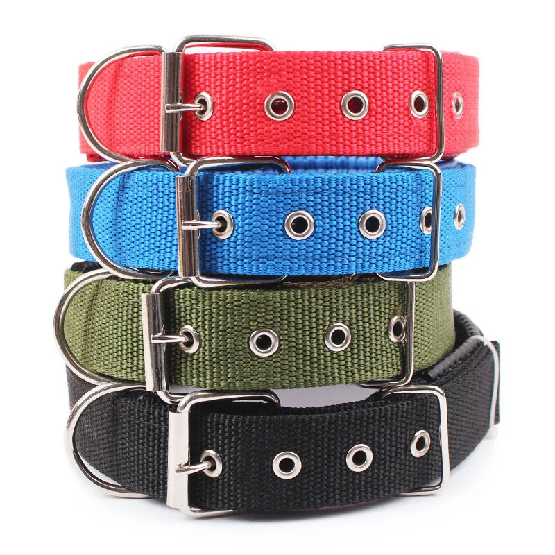 Solid Nylon Dog Collar for All Breeds and Durability - Smarsty